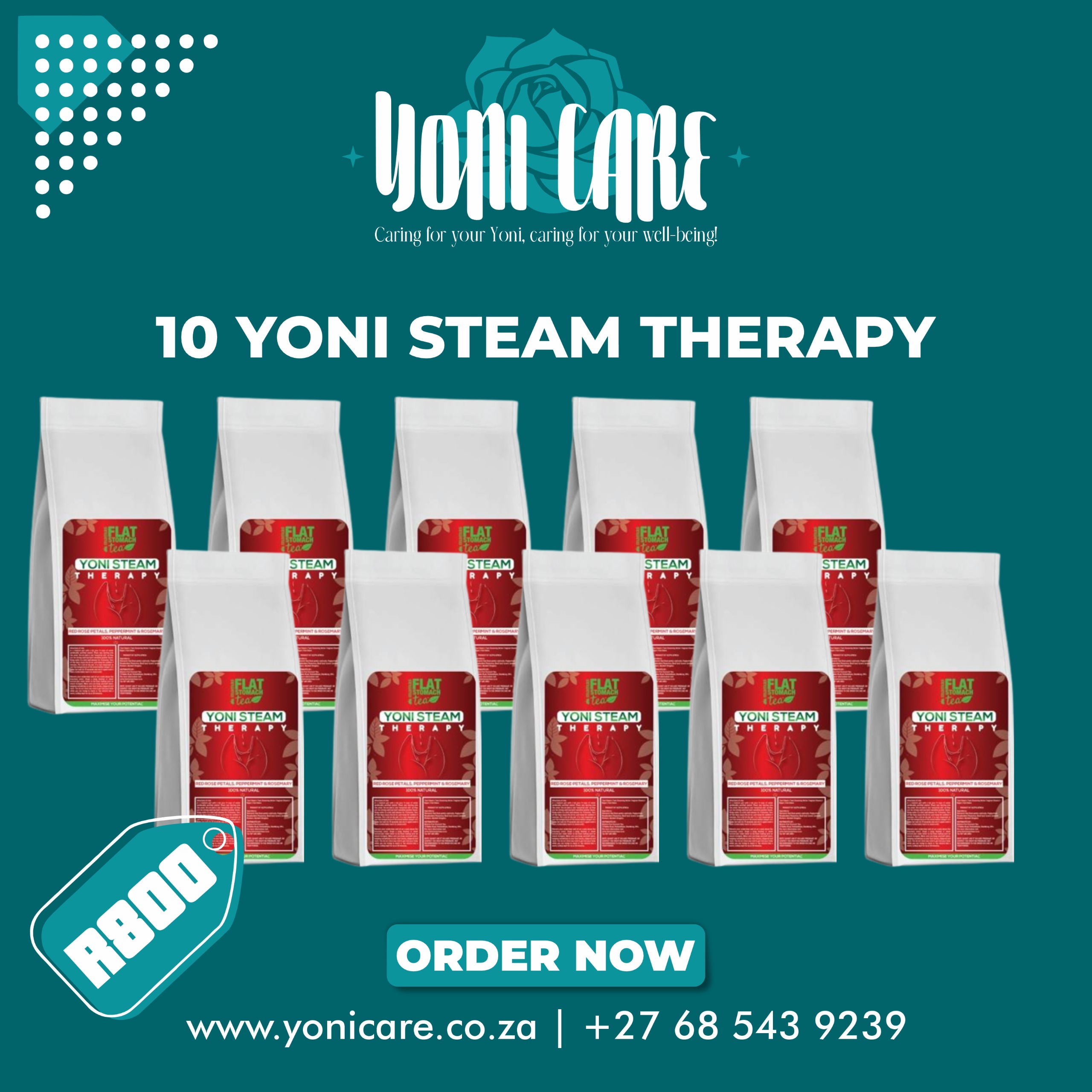 Yoni Steam Therapy x 10 | Yoni Care